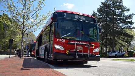 WATA bus 11905 at Williamsburg Transportation Center [01]