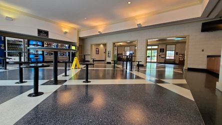 Interior of New Kent rest area, westbound