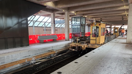 Platform reconstruction at West Falls Church station [01]