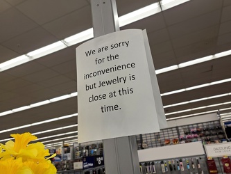 Walmart jewelry department closed [02]