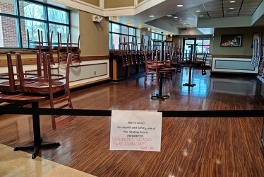 Closed seating area at Harris Teeter [03]