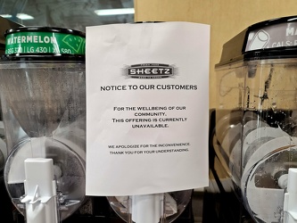 Slush machine out of service