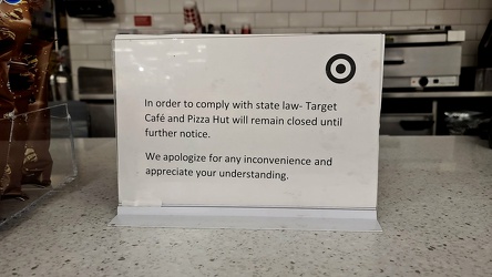 Target Cafe closed