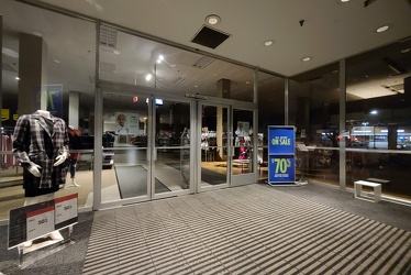 Entrance to closed Sears store