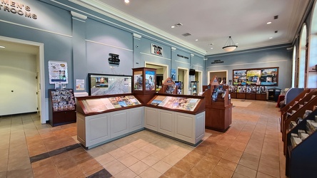 Interior of New Kent rest area, eastbound