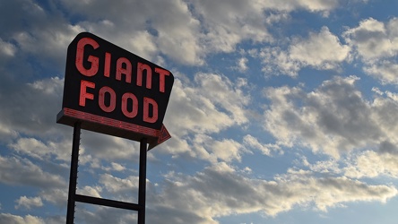 Neon sign at Giant Food in Laurel, Maryland [11]