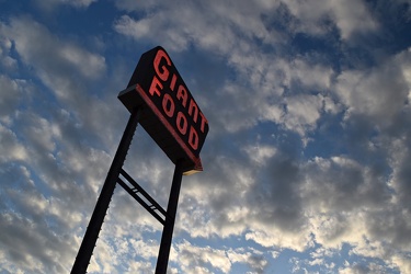 Neon sign at Giant Food in Laurel, Maryland [10]