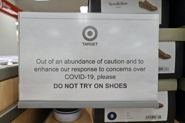 Pandemic-related signage at Target [02]