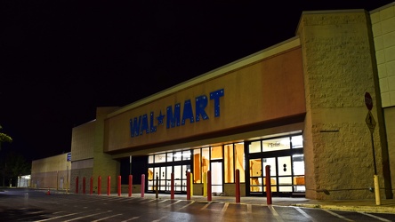 Former Walmart in Leesburg, Virginia at night [03]