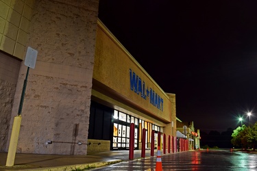 Former Walmart in Leesburg, Virginia at night [06]