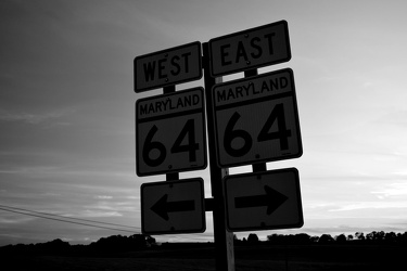 Signage for Maryland Route 64 [02]