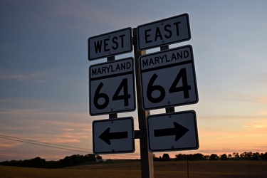 Signage for Maryland Route 64 [01]