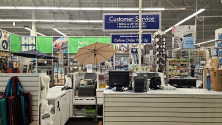 Interior of Bed Bath & Beyond in Hagerstown, Maryland