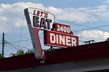 Sign at 2400 Diner