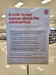 Pandemic-related signage at Target [04]