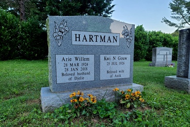 Hartman plot at Goshen Mennonite Cemetery