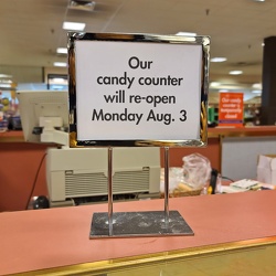 Boscov's candy counter closed [01]