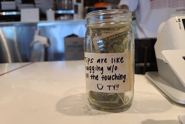 Tip jar at Pike Kitchen [02]