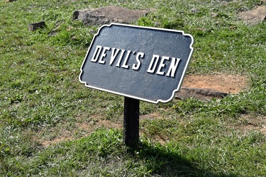 Sign for Devil's Den