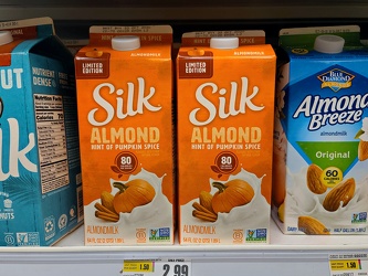 Silk pumpkin spice almond milk