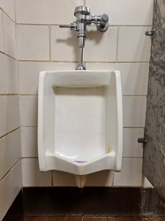 Urinal at West Falls Church station