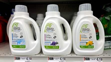 Nature's Promise laundry detergent