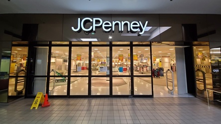 Mall entrance to JCPenney in Staunton, Virginia