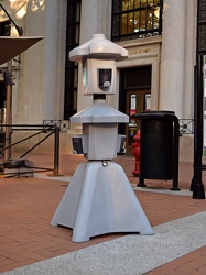 Hand sanitizer station on the Downtown Mall [01]