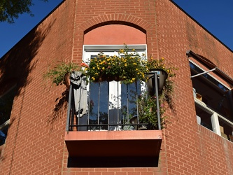 Balcony overlooking the Downtown Mall