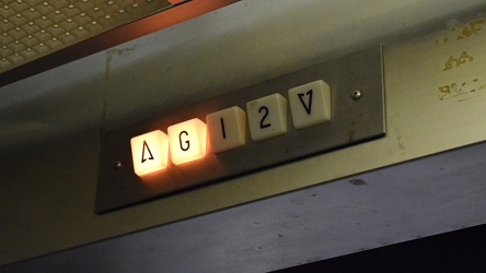 Floor indicator on Johnson Street parking garage elevator [01]