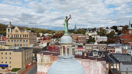 Statue on the Augusta County Courthouse [01]