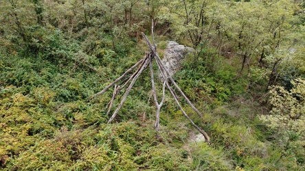 Remains of a teepee near Rockfish Gap [02]