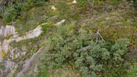 Remains of a teepee near Rockfish Gap [06]