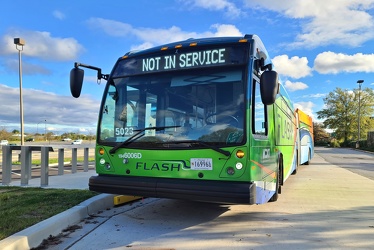 Ride On bus 46006D at Burtonsville Park & Ride [01]