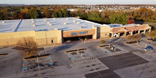 Former Walmart in Leesburg, Virginia in early evening [01]