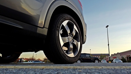 Honda HR-V viewed from the ground