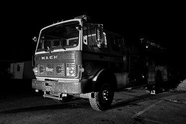 Vintage fire truck at Verona fire department [03]