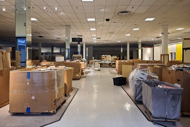 Interior of former JCPenney in Staunton Mall