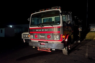 Vintage fire truck at Verona fire department [01]