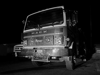 Vintage fire truck at Verona fire department [05]