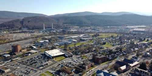 Downtown Waynesboro, Virginia, looking toward Invista [01]