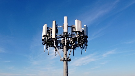 Cell phone tower in downtown Waynesboro, Virginia [02]