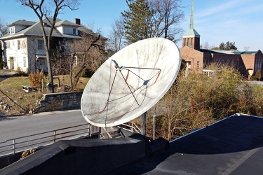 Satellite dish on former News Virginian building [02]