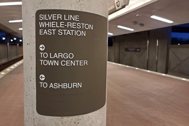 Misspelled sign at Wiehle-Reston East station [01]