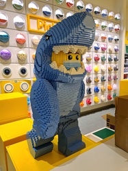 Lego shark wearing a mask [01]