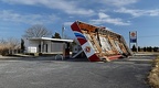 Abandoned gas station, January 15, 2021