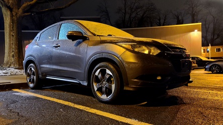 Honda HR-V covered with ice