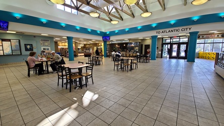 Seating area at Frank S. Farley Service Plaza [01]