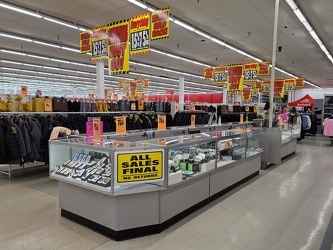 Jewelry counter at Kmart in Aspen Hill, Maryland