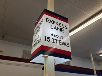 Cash register marker at Sharp Shopper